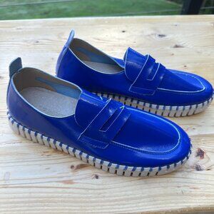 Ilse Jacobsen Tulip Loafer in Royal Blue - size 39 NWOT